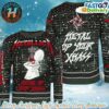 Metallica And Justice For All And For Whom The Bell Tolls Master of Puppets Ugly Christmas Sweater Gift For Holiday