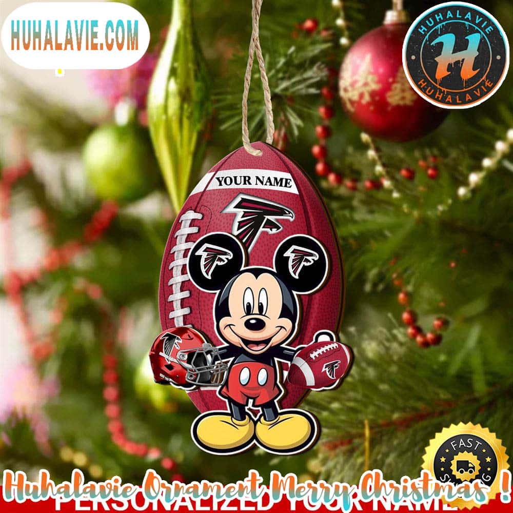 Atlanta Falcons And Mickey Mouse Personalized Christmas 2025 Tree Decoration Holiday Christmas NFL Ornament Atlanta Falcons And Mickey Mouse Personalized Christmas 2025 Tree Decoration Holiday Christmas NFL Ornament