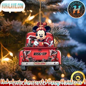 Atlanta Falcons NFL x Mickey Mouse Ornament Christmas 2025 Family Memory Ornament