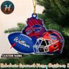 Baltimore Ravens NFL Helmet Custom Name 2023 Holiday Christmas Ornament