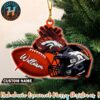 Detroit Lions NFL Helmet Custom Name Decoration 2025 Holiday Christmas Ornament