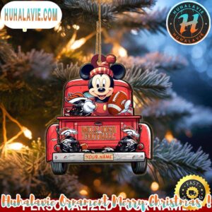 Denver Broncos NFL x Mickey Mouse Ornament Christmas 2025 Family Memory Ornament