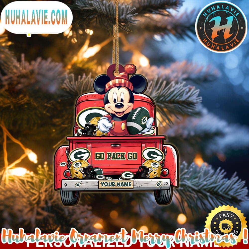 Green Bay Packers NFL x Mickey Mouse Ornament Christmas 2025 Family Memory Ornament Green Bay Packers NFL x Mickey Mouse Ornament Christmas 2025 Family Memory Ornament