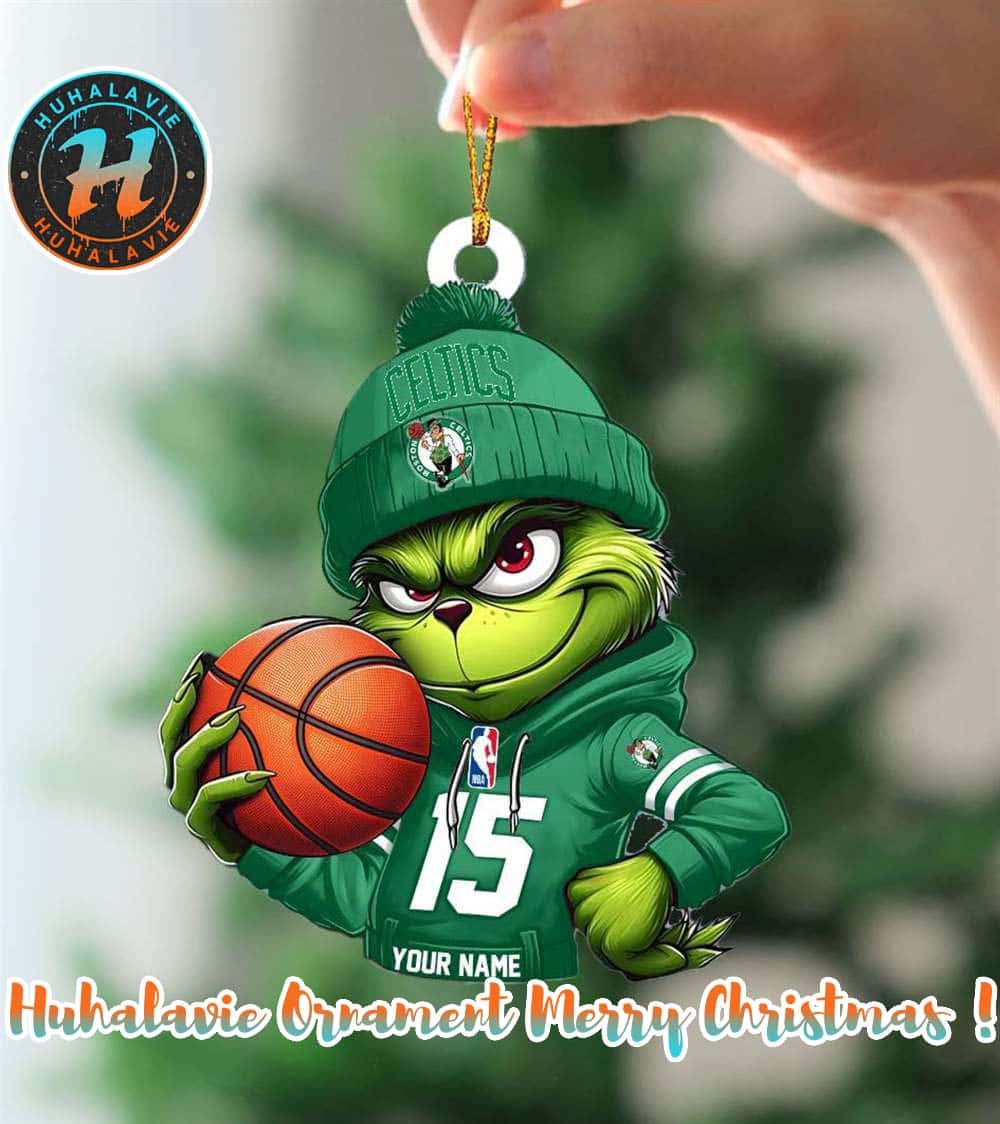 Grinch x Boston Celtics NBA Personalized Christmas 2025 Tree Decoration Holiday Christmas Ornament Grinch x Boston Celtics NBA Personalized Christmas 2025 Tree Decoration Holiday Christmas Ornament
