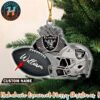 Jacksonville Jaguars 2025 NFL Helmet Christmas Ornament Custom Name Decoration