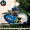 Las Vegas Raiders NFL Helmet 2025 Christmas Ornament Custom Name Decoration
