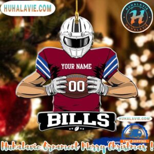 NFL Buffalo Bills Special Football Game Player Personalized Christmas 2025 Tree Decoration Holiday Christmas Ornament