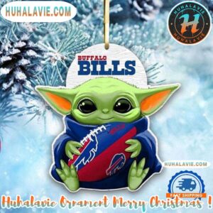 NFL Buffalo Bills Special x Baby Yoda Star Wars Movies Xmas 2025 Holiday Ornament