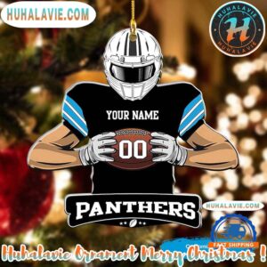 NFL Carolina Panthers Special Football Game Player Xmas 2025 Holiday Ornament