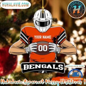 NFL Cincinati Bengals Special Football Game Player Christmas Gifts Tree Decorations 2025 Ornament
