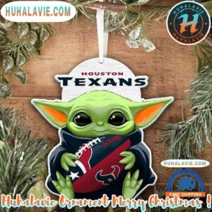 NFL Houston Texans Special x Baby Yoda Star Wars Movies Christmas 2025 Tree Decoration Ornament