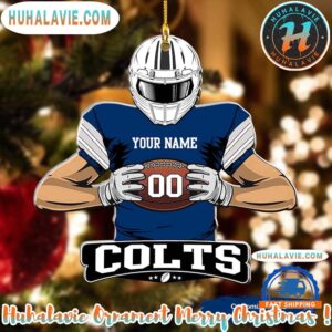 NFL Indianapolis Colts Special Football Game Player Christmas 2025 Tree Decoration Ornament