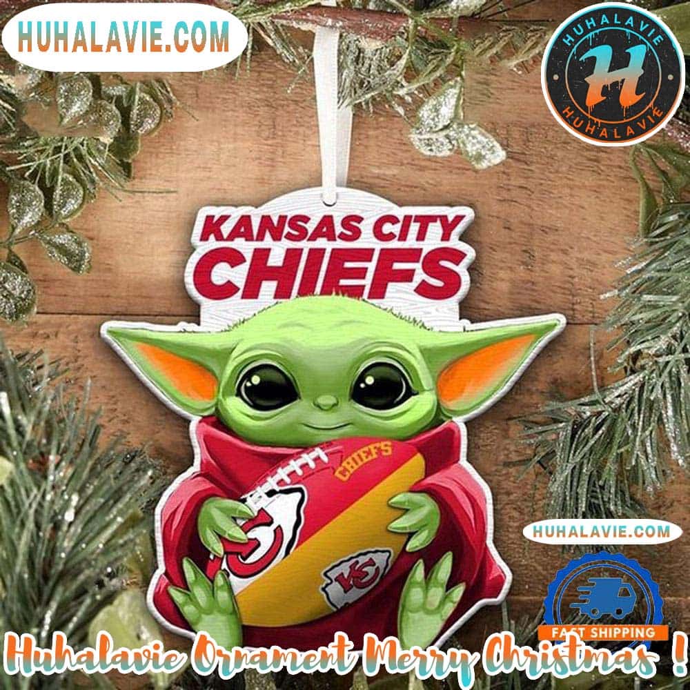 NFL Kansas City Chiefs Special x Baby Yoda Star Wars Movies Xmas 2025 Holiday Ornament NFL Kansas City Chiefs Special x Baby Yoda Star Wars Movies Xmas 2025 Holiday Ornament