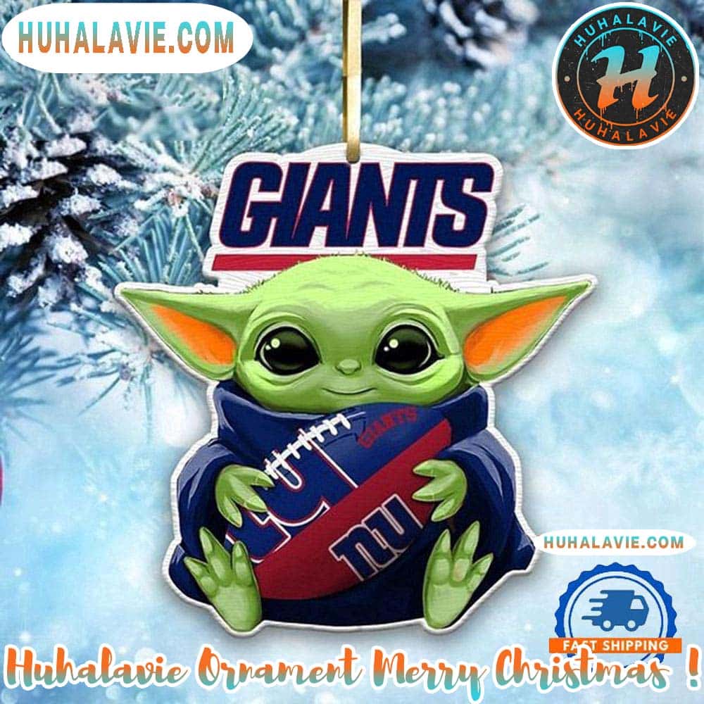 NFL New York Giants Special x Baby Yoda Star Wars Movies Xmas 2025 Personalized Holiday Ornament NFL New York Giants Special x Baby Yoda Star Wars Movies Xmas 2025 Personalized Holiday Ornament
