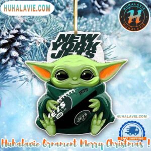 NFL New York Jets Special x Baby Yoda Star Wars Movies Xmas 2025 Personalized Holiday Ornament