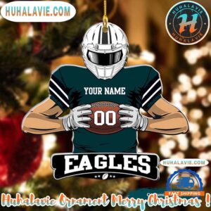 NFL Philadelphia Eagles Special Football Game Player Xmas 2025 Personalized Holiday Ornament