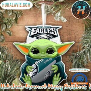 NFL Philadelphia Eagles Special x Baby Yoda Star Wars Movies Xmas 2025 Personalized Holiday Ornament