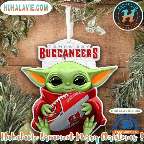 NFL Tampa Bay Buccaneers Special Baby Yoda Star Wars Movies Christmas 2025 Family Memory Ornament