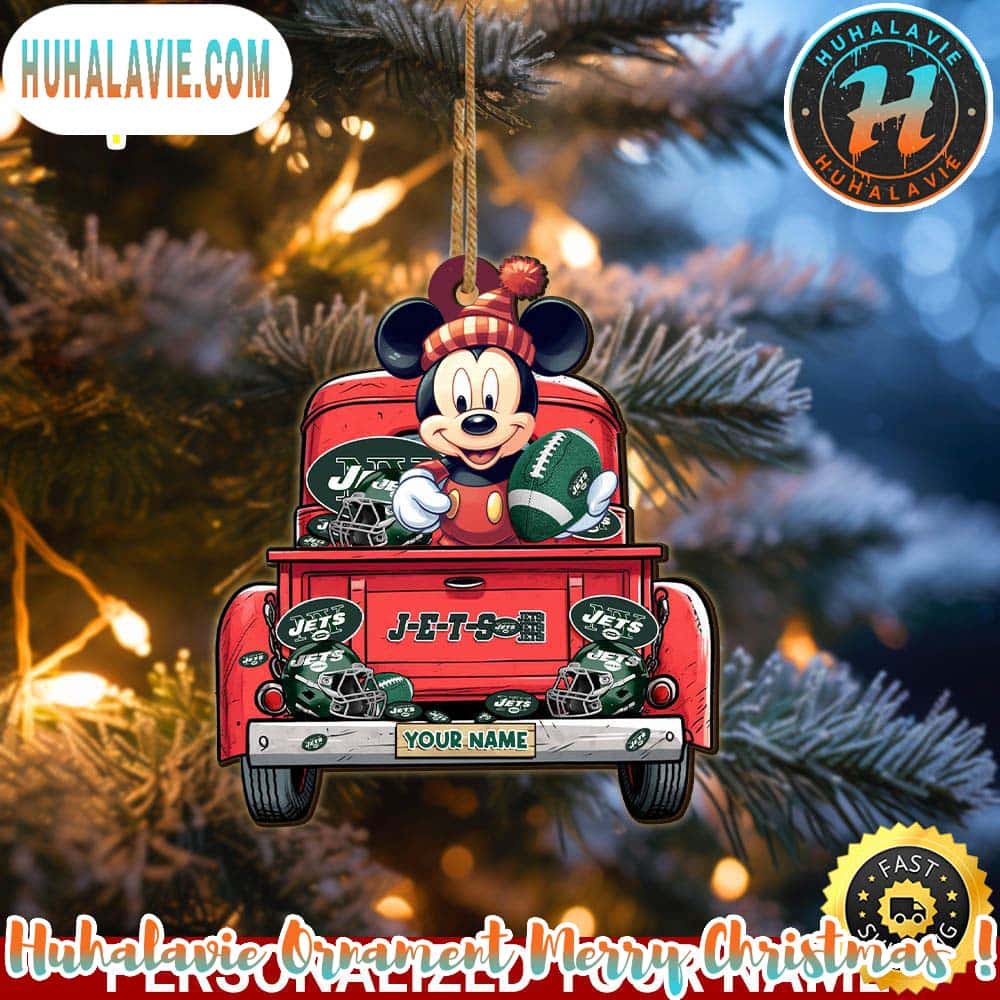 New York Jets NFL x Mickey Mouse Ornament Christmas 2025 Family Memory Ornament New York Jets NFL x Mickey Mouse Ornament Christmas 2025 Family Memory Ornament