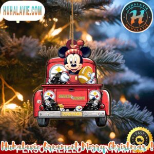 Pittsburgh Steelers NFL x Mickey Mouse Ornament Christmas 2025 Family Memory Ornament