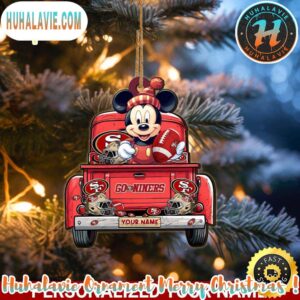 San Francisco 49ers NFL x Mickey Mouse Ornament Christmas 2025 Family Memory Ornament