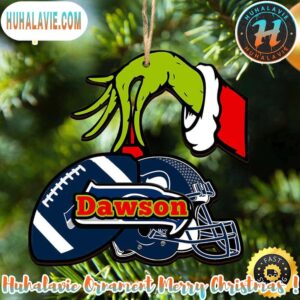 Seattle Seahawks NFL x Grinch Custom Name Christmas Ornament 2025