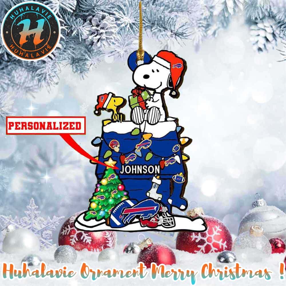 Snoopy x Buffalo Bills NFL Personalized Christmas 2025 Tree Decoration Holiday Christmas Ornament Snoopy x Buffalo Bills NFL Personalized Christmas 2025 Tree Decoration Holiday Christmas Ornament