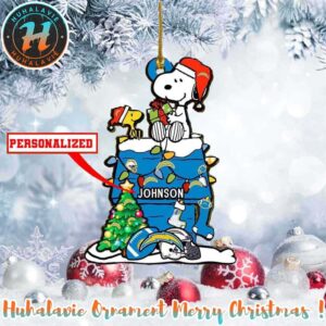 Snoopy x Los Angeles Chargers NFL Xmas 2025 Holiday Ornament