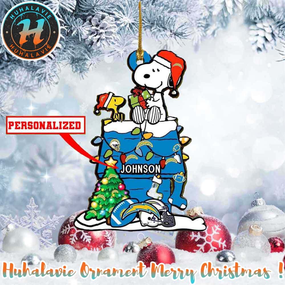 Snoopy x Los Angeles Chargers NFL Xmas 2025 Holiday Ornament Snoopy x Los Angeles Chargers NFL Xmas 2025 Holiday Ornament