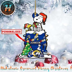 Snoopy x Los Angeles Rams NFL Xmas 2025 Holiday Ornament
