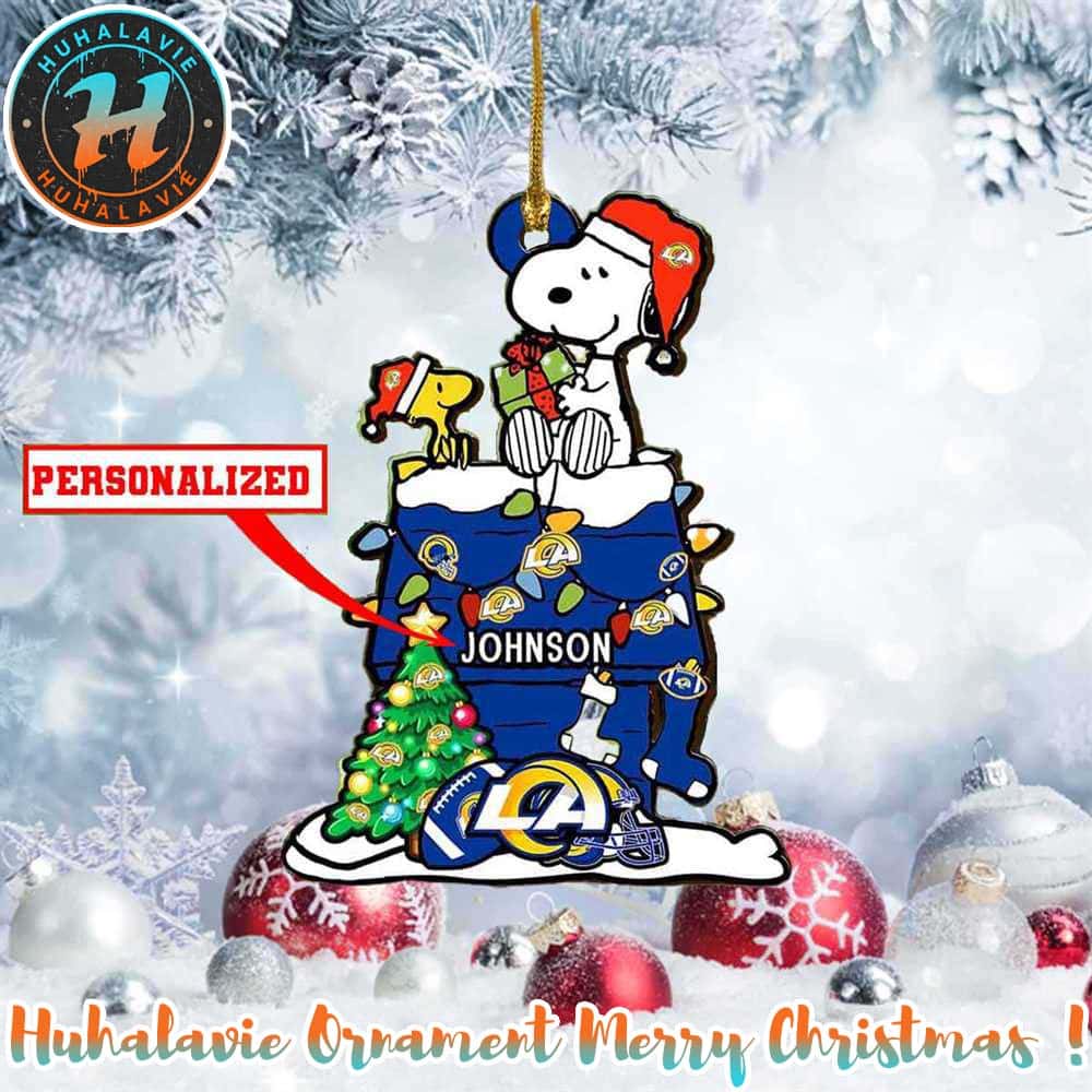Snoopy x Los Angeles Rams NFL Xmas 2025 Holiday Ornament Snoopy x Los Angeles Rams NFL Xmas 2025 Holiday Ornament