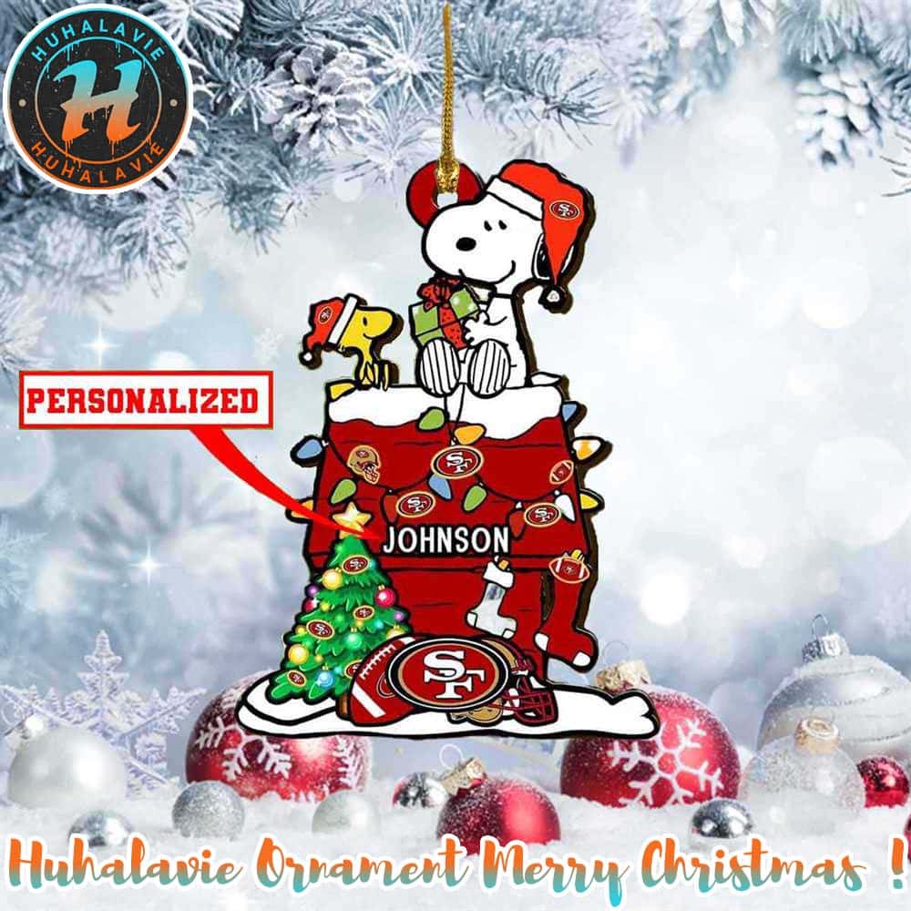 Snoopy x San Francisco 49ers NFL Xmas 2025 Holiday Ornament Snoopy x San Francisco 49ers NFL Xmas 2025 Holiday Ornament