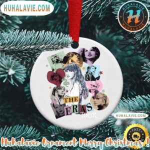 Taylor Swift  2024 Female Pop Singer Personalized Christmas 2025 Tree Decoration Holiday Christmas Ornament