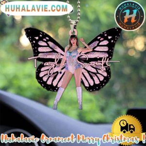 Taylor Swift Butterfly Personalized Christmas 2025 Tree Decoration Holiday Christmas Ornament