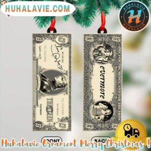 Taylor Swift Evermore Album Xmas 2025 Personalized Holiday Ornament