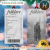 Taylor Swift Folklore Album Personalized Christmas 2025 Tree Decoration Holiday Christmas Ornament