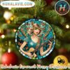 Taylor Swift Folklore Ticket Personalized Christmas 2025 Tree Decoration Holiday Christmas Ornament