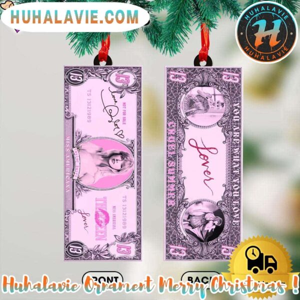 Taylor Swift Lover Album Personalized Christmas 2025 Tree Decoration Holiday Christmas Ornament