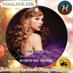 Taylor Swift May Your Christmas Be Speak Now Xmas 2025 Holiday Ornament