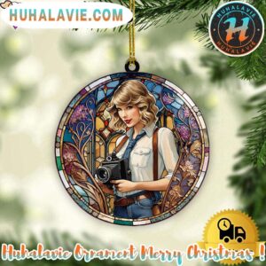 Taylor Swift Photographer Christmas Gifts Tree 2025 Decorations Ornament