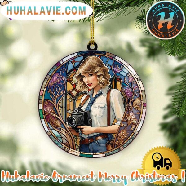 Taylor Swift Photographer Christmas Gifts Tree 2025 Decorations Ornament