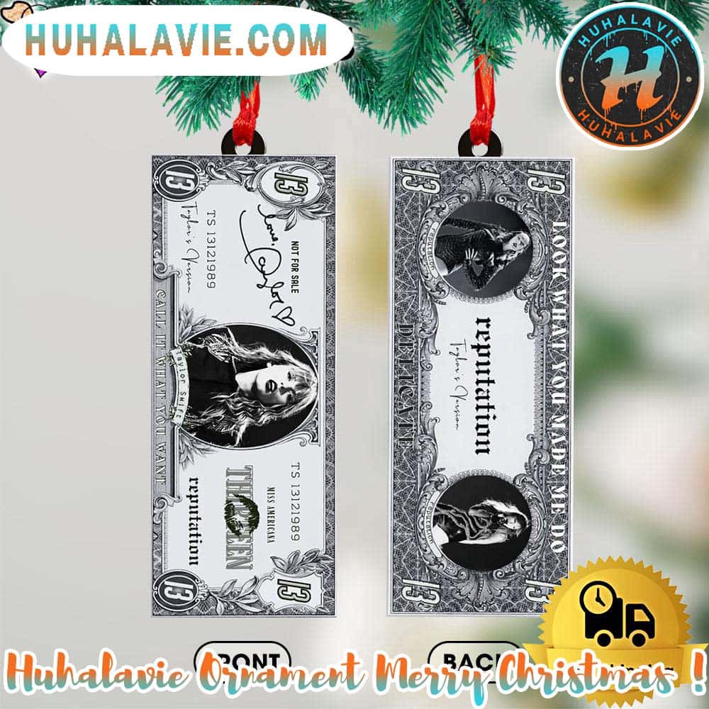 Taylor Swift Reputation Album Christmas Gifts Tree 2025 Decorations Ornament Taylor Swift Reputation Album Christmas Gifts Tree 2025 Decorations Ornament