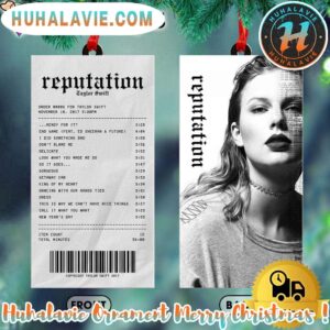 Taylor Swift Reputation Ticket Christmas Gifts Tree 2025 Decorations Ornament