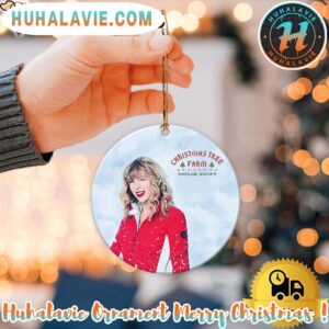 Taylor Swift Snow Christmas Tree Farm Christmas 2025 Family Memory Ornament