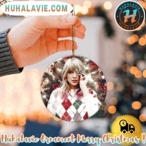 Taylor Swift Sweater Xmas 2025 Personalized Holiday Ornament