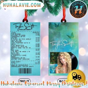 Taylor Swift Ticket Christmas 2025 Family Memory Ornament