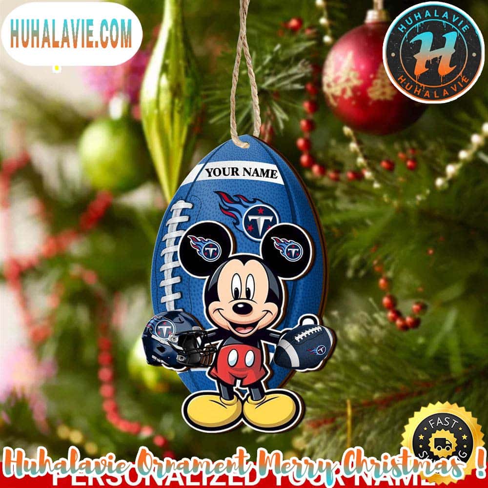 Tennessee Titans And Mickey Mouse Personalized Christmas 2025 Tree Decoration Holiday Christmas NFL Ornament Tennessee Titans And Mickey Mouse Personalized Christmas 2025 Tree Decoration Holiday Christmas NFL Ornament