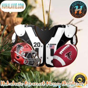 Atlanta Falcons NFL Sport Ornament Custom Your Name And Number Christmas 2025 Tree Decoration Ornament