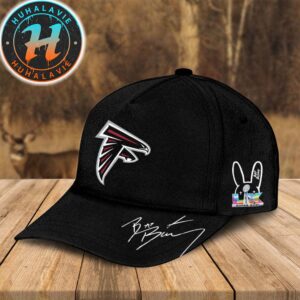 Atlanta Falcons NFL x Bad Bunny Super Bowl LX 2025-2026 Black Snapback Hat Classic Cap