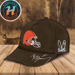 Cleveland Browns NFL x Bad Bunny Super Bowl LX 2025-2026 Brown Snapback Hat Classic Cap